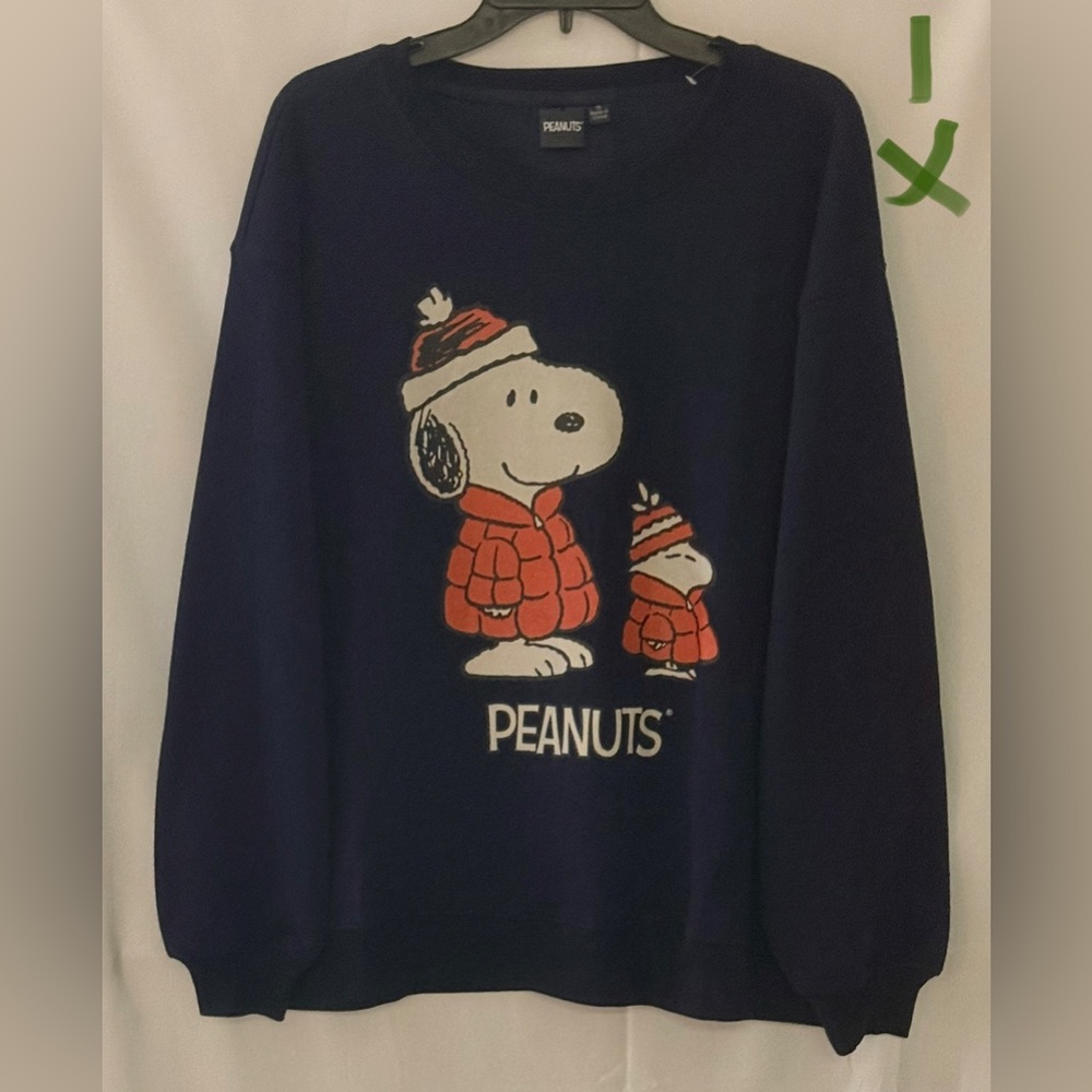 Peanuts Dark Blue Crewneck Sweater
